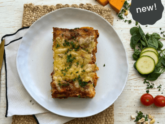 Spinach and "Ricotta" Layered Lasagne