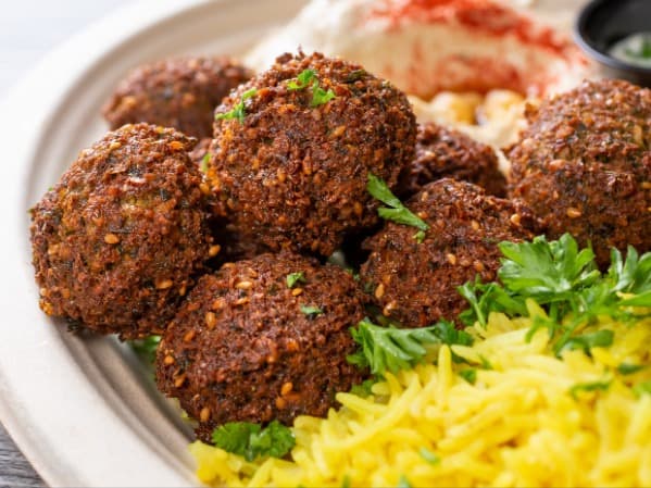 Falafel w/ Lemon Rice (250g)