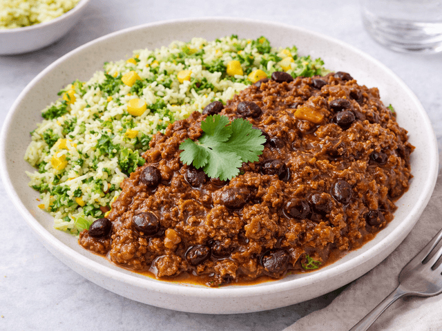 Chilli Con Carne with Broccoli Rice FROZEN