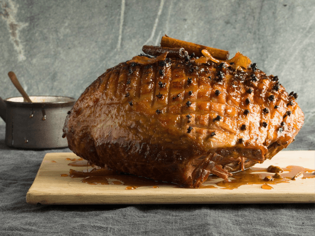 Whole Glazed Ham with Backyard Honey & Stonefruit Glaze