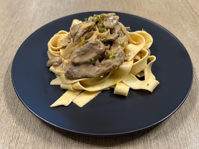 Beef Stroganoff with Pasta