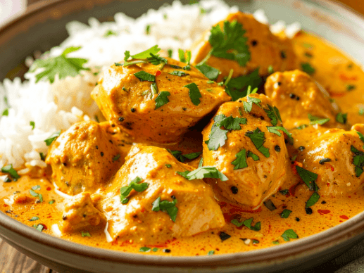 Satay Chicken Curry w/ Rice (250g)