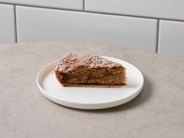 Caramelised Apple Crumble Tart (Slice)