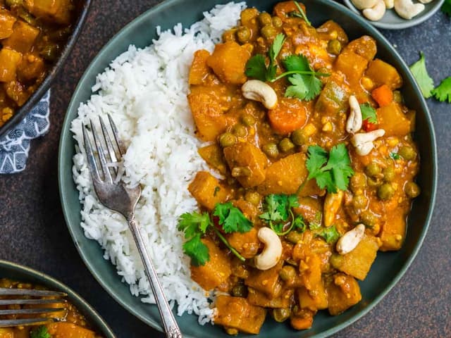 Chickpea Korma & Rice