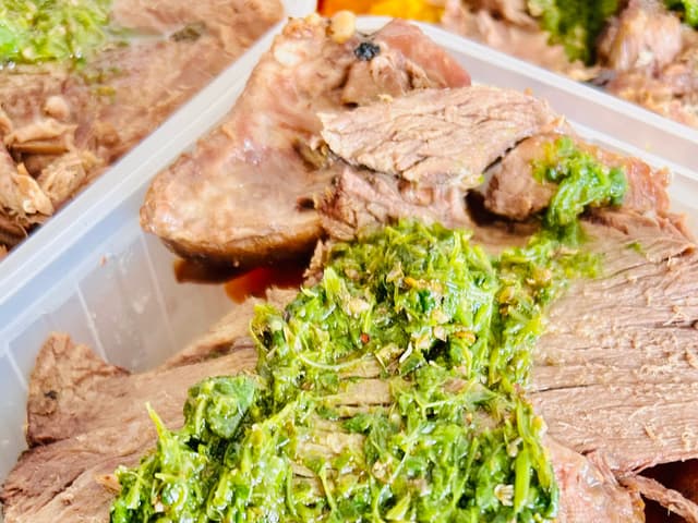 Chimichurri Roast Beef Complete Meal KETO