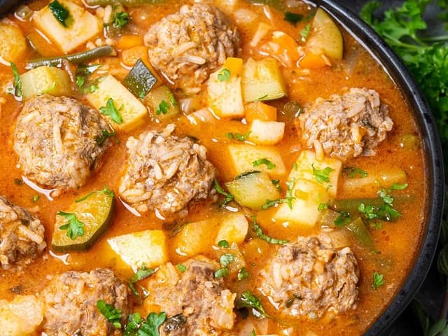 TEX MEX MEATBALL SOUP