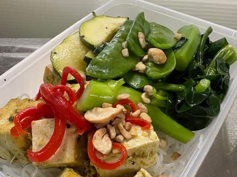 Lime & Lemongrass Tofu w/Noodles & Greens