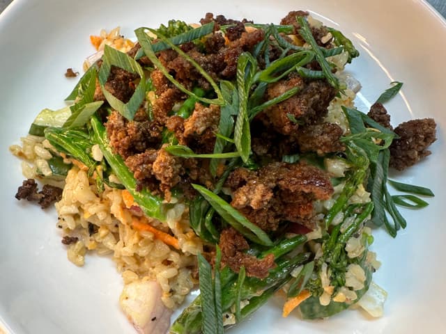 Teriyaki Beef & Sesame Rice Salad