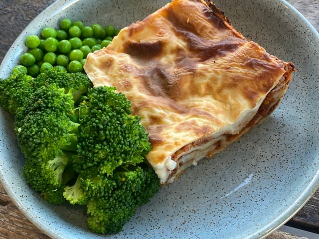Beef Lasagne with Vegetables