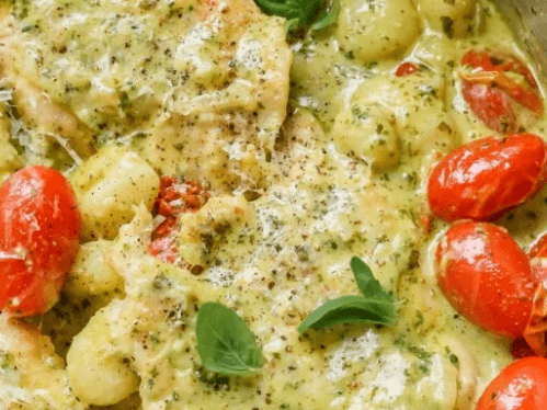Pesto Chicken Gnocchi