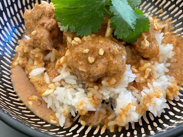 Thai Chicken Satay & Rice