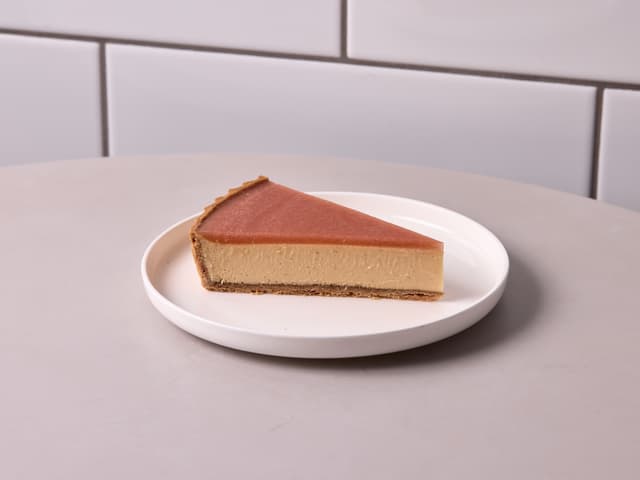 Vanilla and Rhubarb Tart (Slice)