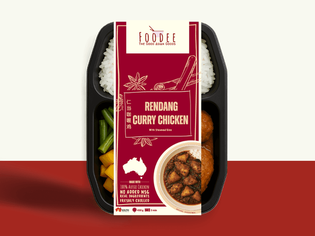 Rendang Curry Chicken with Steamed Rice