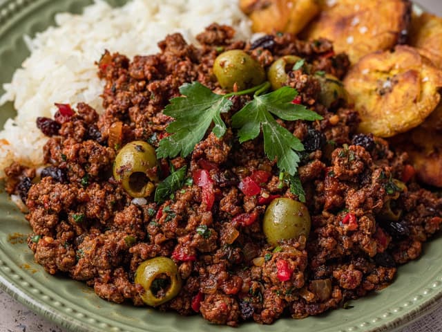 CUBAN BEEF MINCE PICADILLO