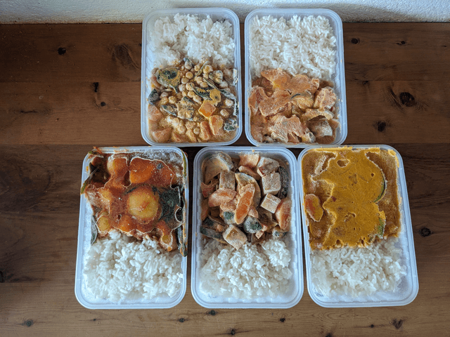 5 x Curry & Rice | Frozen