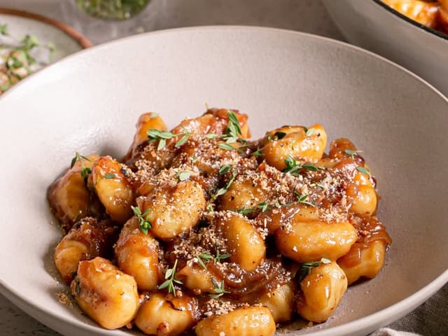 FRENCH ONION + MUSHROOM GNOCCHI