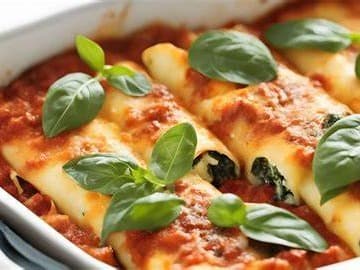 Spinach and Ricotta Cannelloni