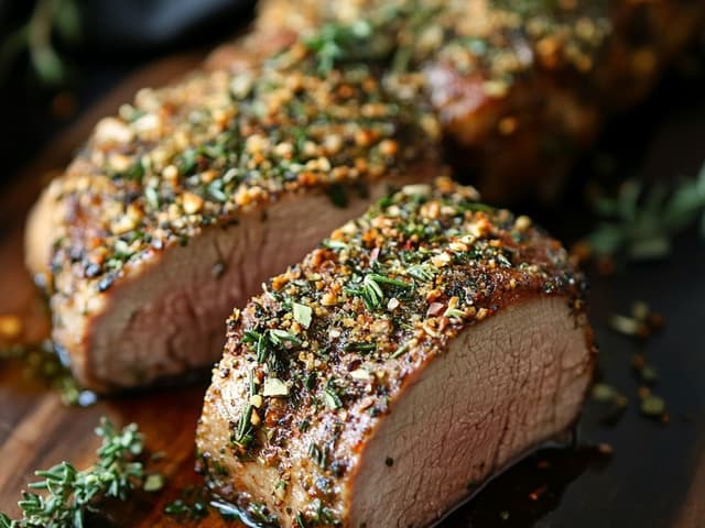 FENNEL & GARLIC CRUSTED PORK LOIN