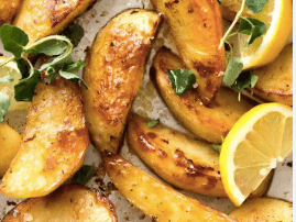 Greek Style Roast Potatoes with Lemon and Oregano