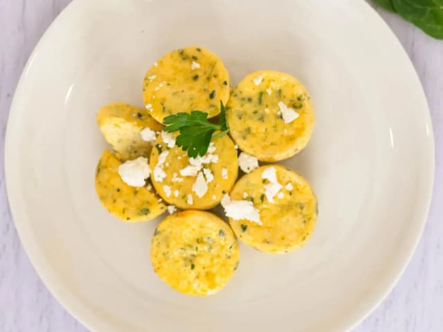 Fetta & Spinach Egg Bites - 7 Serve (V)