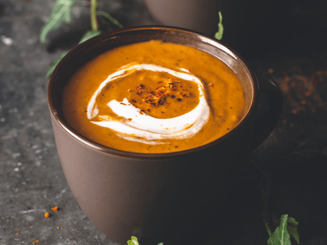 Curried Sweet Potato & Carrot Soup