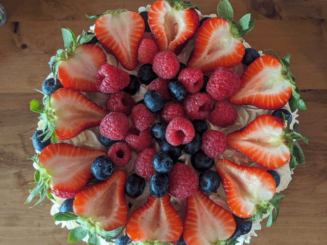 Berry Cake - Whole | GF - Vegetarian - Halal