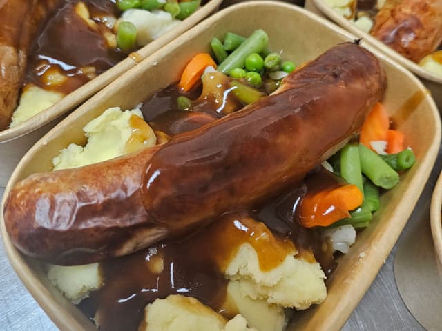 Sausage & Mash (Gluten Free)