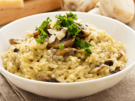 Roast Chicken & Mushroom Risotto