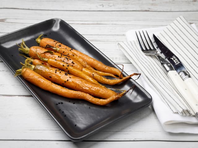 Carrots with Honey and Harissa
