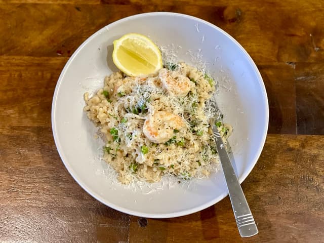 Prawn and Pea Risotto