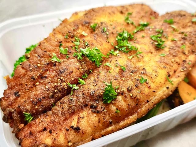 Turmeric Spiced Fish Complete Meal Large