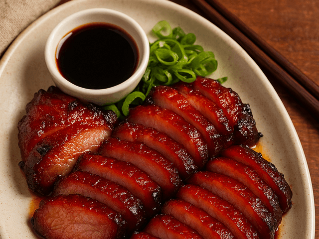 Char Siu Pork with Steamed Vegetables & Rice