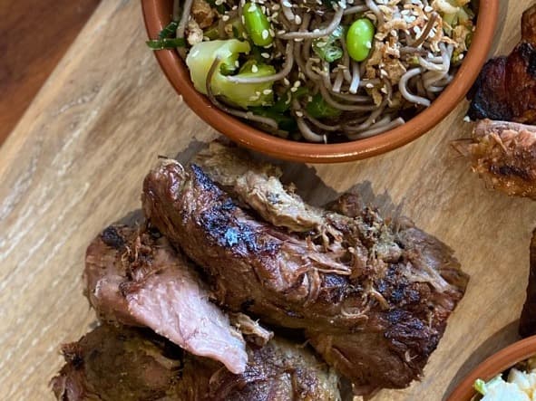 Slow Cooked Whole Lamb Shoulder Half