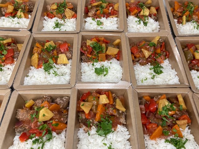 Sweet and Sour Pork & Rice