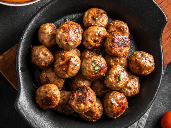 Hoisin Ginger Meatballs (Mini-Meal)