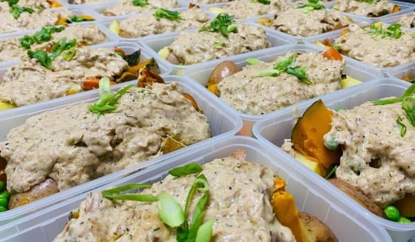 Vegan: Creamy "Tuna" Mornay Complete Meal