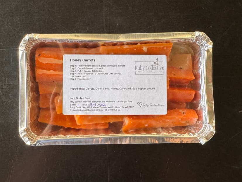 Ruby Snap Menu SaH Menu - Ruby Collective Snap Frozen Meals NDIS SaH | Cookaborough