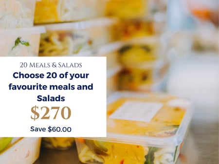 20 Meals & Salads for $270