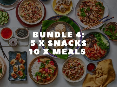 Bundle 4: Build Your Own (Meals x 10 + Snacks x 5)