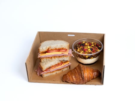 Ham, Cheese & Tomato Sandwich Breakfast Box
