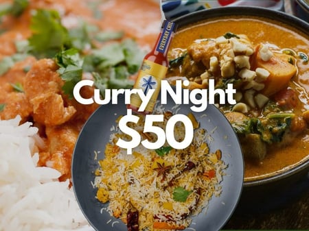 Curry Night $50