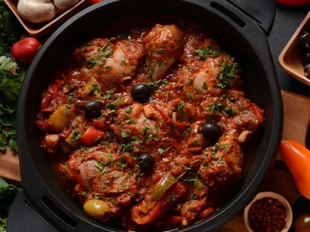 Chicken Cacciatore & Rice