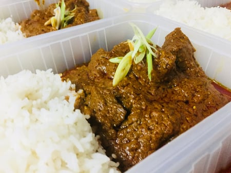 Beef Rendang Curry with Coconut Rice FODMAP