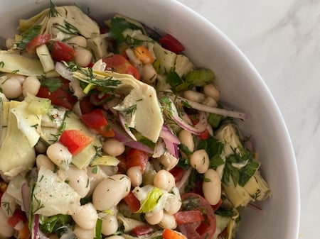 Artichoke and White Bean Salad Catering