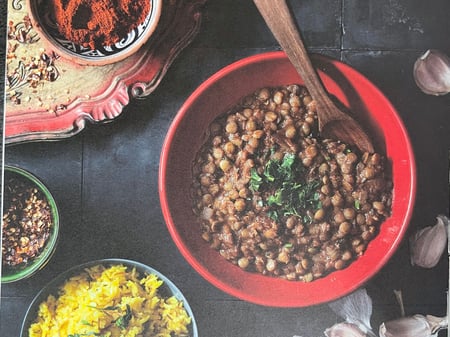 Lentil Dahl With Saffron Rice