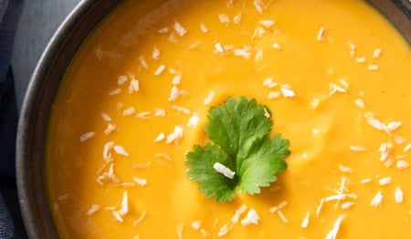 Sweet Potato & Coconut Curry Soup