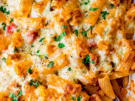 Creamy Vegetable Pasta Bake