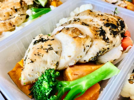 Garlic Thyme & Oregano Chicken Complete Meal KETO