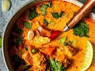Thai Red Curry with Tofu & Steamed Brown Rice