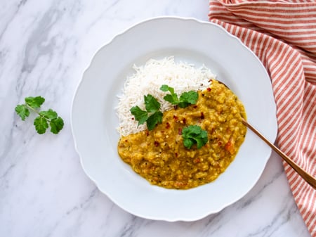 Lentil Dahl with Rice (FROZEN)